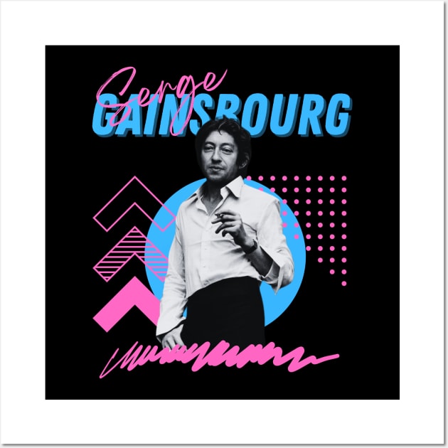 serge gainsbourg***original retro Wall Art by OtakOtak